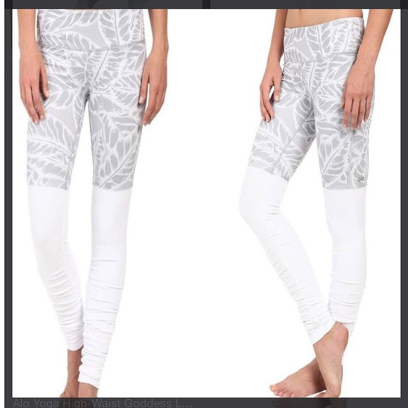 ALO Goddess leggings in Palm Springs print - Picture 1 of 8